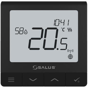 Salus Regulator de temperatura  SQ610B Quantum, 230 V, Negru