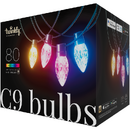 Twinkly C9 Bulbs Smart LED 40 RGB, 24.2m, Green wire