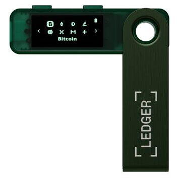 Ledger Nano S Plus Emerald Green Crypto Hardware Wallet