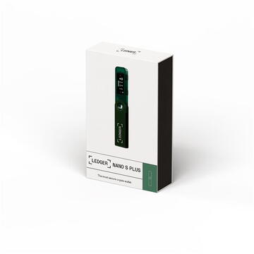 Ledger Nano S Plus Emerald Green Crypto Hardware Wallet