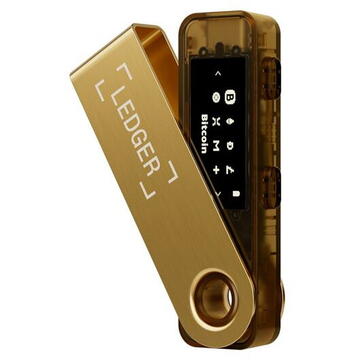 Ledger Nano S Plus Gold Crypto Hardware Wallet