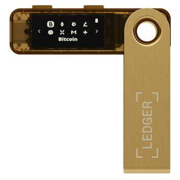 Ledger Nano S Plus Gold Crypto Hardware Wallet