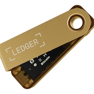 Ledger Nano S Plus Gold Crypto Hardware Wallet