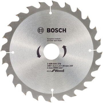 Bosch panza lemn 190x2.2/1.4x30 24T