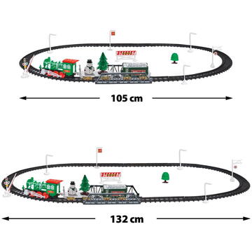 Bewello Trenuleț de Crăciun pentru brad - cu muzică, lumini