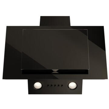 Hota MAAN Vertical Eco Duo Glass Wall-mounted chimney hood Black