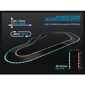 Carrera HYBRID - Speedway to Hell, race track (1:50)