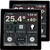 Shelly Wall Display, control panel (black, pack of 2)