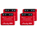 Shelly Plus 1 PM Mini Gen3 Economy Pack, Relay (Red, Pack of 4)