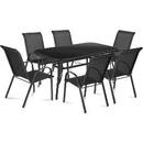 FIELDMANN Set Mobilier gradina  RONY II  6 persoane, Negru