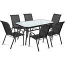 FIELDMANN Set Mobilier gradina  RONY I  6 persoane, Negru